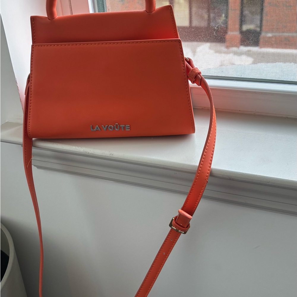 Vibrant Orange Crossbody Bag